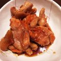 ¡то's cooksnap of when they made ヘルシーに!!人参と鶏もも肉の生姜焼き.