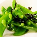 ☆mamingo☆'s cooksnap of when they made スナップエンドウの塩昆布和え.