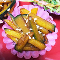 ＊＊めろん＊＊'s cooksnap of when they made かぼちゃのきんぴら♪簡単&早い♪.