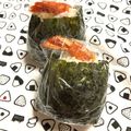 kitty・yumi's cooksnap of when they made エビ天むす.