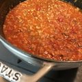 Ri☆chon's cooksnap of when they made STAUB: ミートソース.