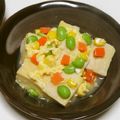 tokotann's cooksnap of when they made 高野豆腐とミックスベジタブルの卵とじ.