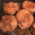yasukota's cooksnap of when they made 地味だけどおいしいさば水煮のハンバーグ.