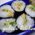 yukiはぴ's cooksnap of when they made 細巻き？おにぎり？かつお巻き～！.