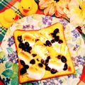 ももちゃんのれしぴ's cooksnap of when they made 黒豆の甘煮＊マシュマロ＊チーズトースト.