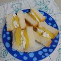 イチゴ、イチゴ。's cooksnap of when they made 林檎とカッテージチーズのサンドイッチ.