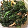 私は苺大福's cooksnap of when they made レンチン☆ほうれん草としめじのおひたし.