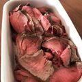 ぱちぱちの日's cooksnap of when they made 炊飯器で作る★牛もも肉のローストビーフ.