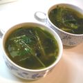 kurukurumin's cooksnap of when they made ✿ECO✿わかめスープ♪.