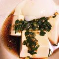 nyaaagomi's cooksnap of when they made 温泉たまご入り湯豆腐タレ♪(*^^*).