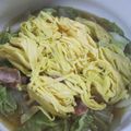 M3doors111's cooksnap of when they made 白菜とベーコンと卵の鍋.