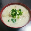 ひとみn♪'s cooksnap of when they made コラーゲンたっぷり白菜と鶏肉の豆乳スープ.