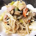 nkym31suke's cooksnap of when they made 節約(^^)おつまみ♬白滝➕モヤシ炒め♬.