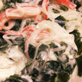 ＊にょにょん＊'s cooksnap of when they made 簡単！わかめとカニカマのマヨ春雨サラダ.