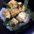 yoga_run's cooksnap of when they made お弁当のごはんに”鶏の照り焼きつくね丼”.