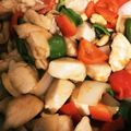 くー母さん's cooksnap of when they made 鶏ささみでカシューナッツ炒め.