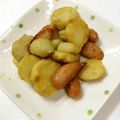 くまやっこ's cooksnap of when they made 里芋と厚切ベーコンのバター醤油カレー炒め.