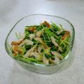 パタコ☆'s cooksnap of when they made レンジで１分！豆苗と竹輪のポン酢和え.