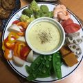 カフェ店員M子's cooksnap of when they made なんちゃってチーズフォンデュ.