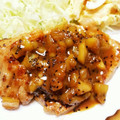 ellie21's cooksnap of when they made 簡単夕食！ポークステーキ。キウイソース.