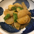 真結凜's cooksnap of when they made ずぼらおかず❁大根と小松菜の揚げ炒め.