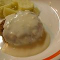 くまんぼう's cooksnap of when they made ウチの簡単ハンバーグ♪.