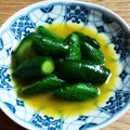 nonno3's cooksnap of when they made 簡単！消費に！直伝きゅうりのからし漬け♪.
