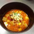 ♡minyon♡'s cooksnap of when they made クラシコパスタソースで簡単スープ.