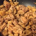 105♡'s cooksnap of when they made 鶏肉とれんこんのバターごまみそ煮.