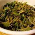 scmama's cooksnap of when they made 栄養たっぷり♪カブの葉のじゃこふりかけ.