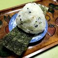 ☆あいちゃん's cooksnap of when they made お茶漬け海苔のおにぎり.