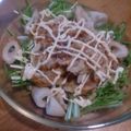 ナンキンハゼ's cooksnap of when they made 鰹節余ってる？？水菜とちくわの簡単サラダ.