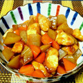 ★★ちびくま★★'s cooksnap of when they made ささみと大根の甘辛おかず.