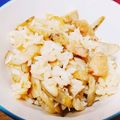 ❀まいねこ❀'s cooksnap of when they made 炊飯器に入れるだけ♪鶏ごぼう炊き込みご飯.