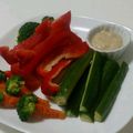 ショコラメロン's cooksnap of when they made 野菜スティック★ゴマ味噌マヨディップ★.