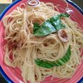 グッチhiroko's cooksnap of when they made アジの開きで作るトマトパスタ。.