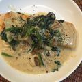 のこのこあっぷる's cooksnap of when they made サーモンときのこのクリーム煮☆.