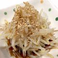 ちゃらちぴ's cooksnap of when they made 茹でもやしのゴマ・ポン酢.