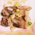にっこりきっちん's cooksnap of when they made レンジで簡単！豚バラと水菜のネギ塩レモン.