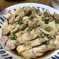 ♡mayumayu♡'s cooksnap of when they made 超簡単★レンジでチン♪中華風蒸し鶏.