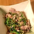 ☆クックhi☆'s cooksnap of when they made お箸とまらん☆豆苗とまいたけの豚肉炒め.