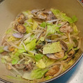 Parmesannn's cooksnap of when they made あさりとキャベツの酒蒸し.