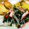 peteco's cooksnap of when they made レンジで簡単♪節約！もやしのコク旨サラダ.