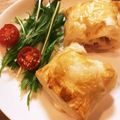 Riku's cooksnap of when they made チーズとベーコンのサクッとパイ包み.