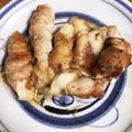 はなをを's cooksnap of when they made とろとろ！タレ作り不要！餅の豚肉巻き.