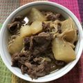 なつっこりー's cooksnap of when they made 大根と牛肉とえのきの煮物.