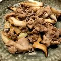 イリマメ's cooksnap of when they made かんたん！豚肉と長ねぎのバターポン酢炒め.