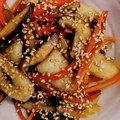 maritan★'s cooksnap of when they made にんじんと椎茸のきんぴら.