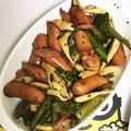 kanakoimo's cooksnap of when they made アスパラとウインナー炒め★マスタード風味.