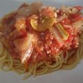 あっこ☺'s cooksnap of when they made あるもんで☆ツナとトマトのシンプルパスタ.